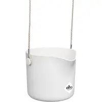 Elho Pot De Fleurs Rond B.For - Plastique - Ø18 - Blanc