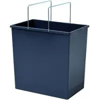 Hailo Seau intérieur 1050209 gris foncé 24 L 345 x 220 x 350 mm 2 anses