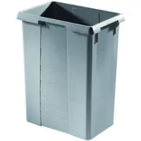 Hailo Seau intérieur 1080369 gris clair 40 litres 415 x 285 x 500 mm