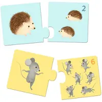 Djeco Puzzle duo « Maman et ses petits »,