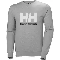 Helly Hansen Logo Crew Sweatshirt Gris M Homme