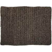 Bazar Bizar Tapis herbe de mer marron et noir 180x240x2cm