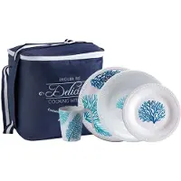 Marine Business Mare Tableware Set 24 Pieces Bleu 30 x 30 x 28 cm