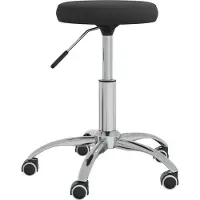 vidaXL Chaise de bureau pivotante noir velours