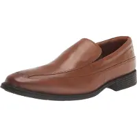 Clarks Homme Tilden Free Mocassin, Foncé Tan Lea, 45 EU