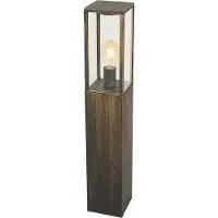 QAZQA Lampadaire d'extérieur vintage or antique 80 cm IP44 - Charlois