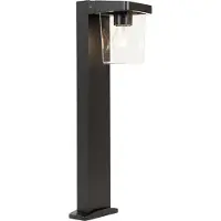 QAZQA Lampadaire d'extérieur moderne noir 60 cm IP54 - Chimay