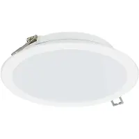 Philips Spot encastrable LED 19 W 4000 K Ledinaire Slim Coupe Ø 200 mm DN065B G4 No Flicker 4000 K Blanc neutre
