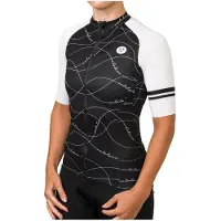 Agu Velo Wave Essential Short Sleeve Jersey Noir S Femme