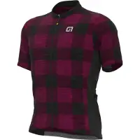 ALÉ Scottish Short Sleeve Jersey Rouge L Homme