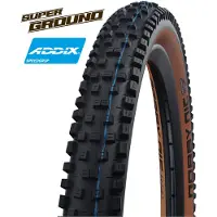 Schwalbe Pneu Pliable - Nobby Nic - Evolution | Addix Speedgrip | Super Ground | TLEasy - ECE-R75 - 26x2.40'' | Bronze Sidewall