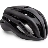 Met Casque Trenta MIPS Noir Mat Brillant, Taille S (52-56 cm)