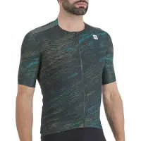 Sportful Cliff Supergiara Short Sleeve Jersey Vert,Gris XL Homme