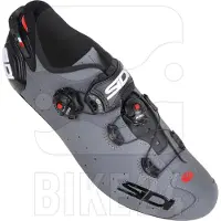 Sidi Chaussures de vélo de course Road Wire 2 Carbon, Couleur:gris / noir, Taille:42