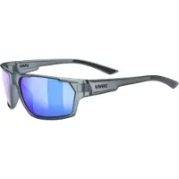 Uvex Sportstyle 233 Polarvision Mirrored Sunglasses Gris Mirror Blue/CAT3