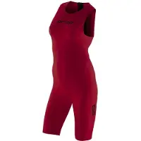 Orca Apex Sleeveless Swimskin Rouge S Femme