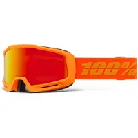 100% Okan Hiper Ski Goggles Orange Mirror Red Lens/CAT3