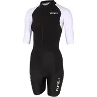 Zone3 Lava Long Distance Aero Short Sleeve Trisuit Noir L Femme