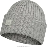 Buff Bonnet Buff Men Merino Wool Fisherman Ervin Light Grey