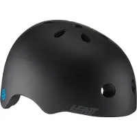 Leatt MTB Trail 1.0 Solid Noir Casque De Vélo Taille S