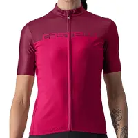 Castelli Velocissima Short Sleeve Jersey Rouge L Femme