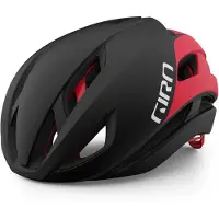 Giro Casque de vélo Eclipse Spherical, Couleur:matte black/white/red, Taille:M