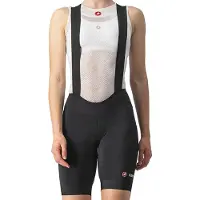 Castelli Cuissard court à bretelles - ENDURANCE LADY - Noir M