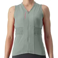 Castelli Anima 4 Sleeveless Jersey Gris S Femme