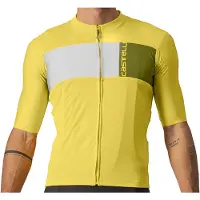 Castelli Prologo 7 Short Sleeve Jersey Jaune 2XL Homme