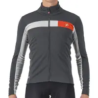 Castelli Veste Mortirolo 6S Gris Blanc, Taille L