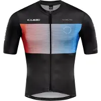 Cube Teamline Short Sleeve Jersey Noir S Homme