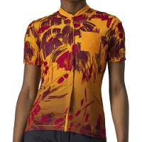 Castelli Unltd Sentiero Short Sleeve Jersey Orange S Femme