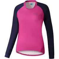 Shimano Saiko Warm MTB Maillot Manches Longues Femme - magenta Shimano Apparel