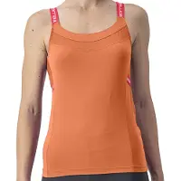 Castelli Bavette Sleeveless Jersey Orange L Femme