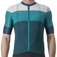 Castelli Sezione Short Sleeve Jersey Bleu 2XL Homme
