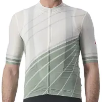 Castelli Speed Strada Short Sleeve Jersey Vert,Blanc S Homme