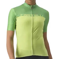 Castelli Velocissima Short Sleeve Jersey Vert S Femme