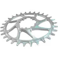 Garbaruk Sram Gxp/dub Mtb Boost Oval Chainring Argenté 30t