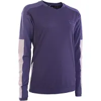 iON Scrub Amp Bat Long Sleeve Jersey Violet M Femme