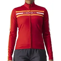 Castelli Unlimited Thermal Long Sleeve Jersey Rouge S Femme