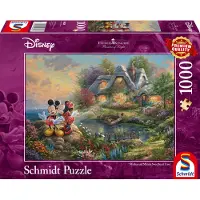 Schmidt 59639 Thomas Kinkade Sweethearts Mickey & Minnie Puzzle 1000 Teile