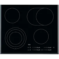 AEG APPAREILS MÉNAGERS Plaque de cuisson vitrocéramique, 60 cm, DrKr, rôtissoire, fac., ed HK654070FB