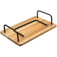 Secret De Gourmet Set à foie gras et fromage en bois - Beige - L 24 x P 15 x H 10 cm