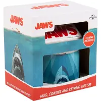 Fizz Creations Tasse Jaws .coaster&keyring Gift Set