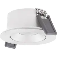 Ledvance Spot LED Air Adjust Aluminium Blanc 4W 320lm 36D - 930 Blanc Chaud | Diamètre 68mm - IP23 - Meilleur rendu des couleurs - Dimmable | Diametre 68mm