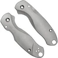 Flytanium Spyderco Para 3 Scales, Lotus Titanium, plaquettes de manche
