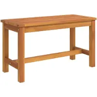 vidaXL Banc de jardin 80x35x45 cm en bois massif d'acacia