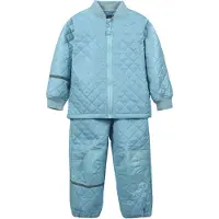 CeLaVi Ensemble thermique basique uni Enfant Celavie Cerulean