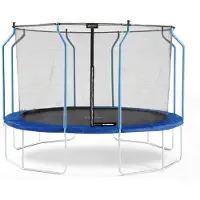 Plum Trampoline Wave Springsafe avec filet de sécurité - 427 cm - Avec brouillard