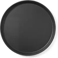 Multi Plateau surface antidérapante en caoutchouc, rond, ø : 405 mm, noir
